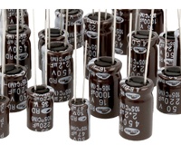 Condensador electrolítico de 150º