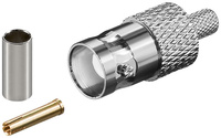Conector BNC hembra para crimpar RG59