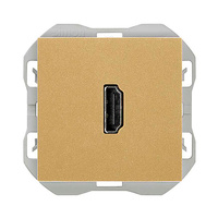 Conector HDMI H-H Simon 270 Color Oro