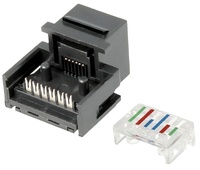 Conector Keystone RJ12 hembra
