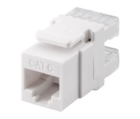 Conector Keystone RJ45 Cat.6 UTP hembra tool-less