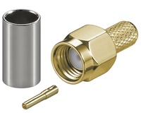 Conector SMA Reverse macho para cable RG58