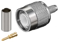 Conector TNC macho aéreo para crimpar RG58/U