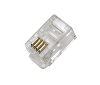 Conector aéreo modular telefónico RJ9