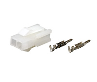 Conector aéreo y panel Mini Tamiya hembra, 2 pines