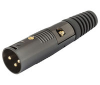 Conector canon-XLR macho aéreo de 3 pines