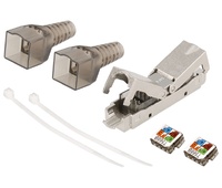 Conector empalmador cable LAN FTP Cat.6 tool-less