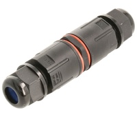 Conector empalmador eléctrico estanco IP68 3 vías