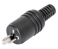 Conector macho de altavoz punto - raya
