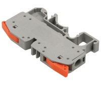 Conector palanca bloques carril DIN 1 vía 0,5-6,0mm² naranja
