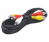 Conexión 3 RCA macho a 3 RCA macho