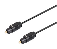 Conexión Fibra óptica 2.0mm, Audio Toslink macho - macho