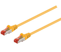 Conexión S/FTP Cat.6 RJ45 macho - macho, 0.5m Amarillo