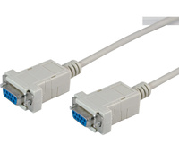 Conexión SUB-D 9 pines hembra-hembra Null Modem