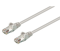 Conexión U/UTP Cat.5e RJ45 macho - macho, gris 15.0m
