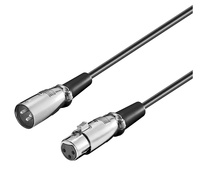 Conexión de audio XLR-Canon Macho - Hembra Balanceado
