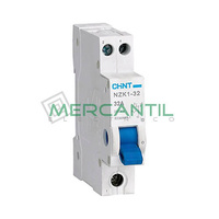 Conmutador 1P 32A NZK1 CHINT - Tipo I-0-II