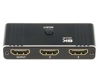 Conmutador de señal HDMI bidireccional con mando a distancia