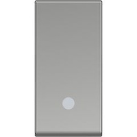 Conmutador iluminable Classia - 10 AX-250 Vca - Aluminio - 1 módulo