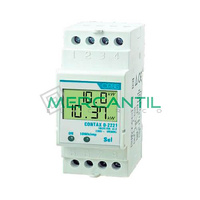 Contador de Energia Rail DIN Digital Monofasico con Display LCD 22.5A CONTAX D-2221 ORBIS
