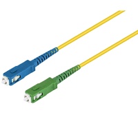Conx. Fibra óptica datos SC/APC-SC/UPC, monomodo simplex