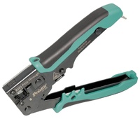 Crimpadora compacta de conectores modulares RJ45 Fast 1-2-3