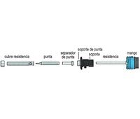Cubre resistencia para HK452/HK453. Ver puntas.