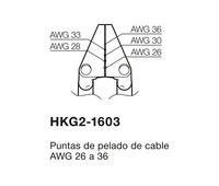 Cuchillas para pelado térmico de cables