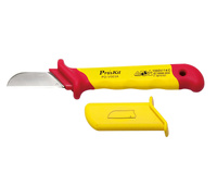 Cuchillo electricista hoja recta 1000V