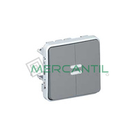 Doble Conmutador con Luminoso Plexo LEGRAND