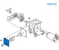 Frontal de bomba para HK701/474.