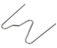 Grapa de inserción vertical para reparación de plásticos