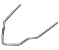 Grapa de inserción vertical para reparación de plásticos