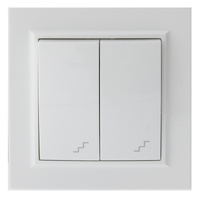 Interruptor Doble Conmutado - EP  Blanco