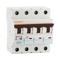 Interruptor automatico magnetotermico 4P 1A curva C industrial/terciario EPB63M Alpha+ Retelec