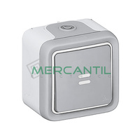 Interuptor-Conmutador Luminoso Plexo LEGRAND