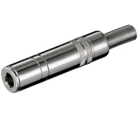 Jack hembra mono de 6,3mm metálico