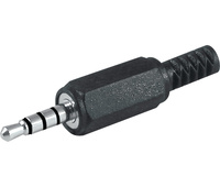 Jack macho 4 pines de 3,5mm