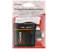 Kit escolar didáctico de circuito eléctrico con interruptor