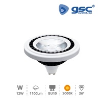 Lámpara LED COB 12W AR111 GU10 3000K