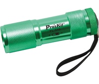 Linterna de aluminio con 9 LED de alta intensidad