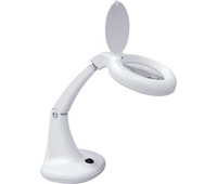 Lupa de sobremesa con luz LED