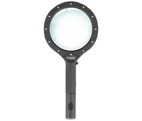 Lupa portátil de X2.5 aumentos y 12 LED