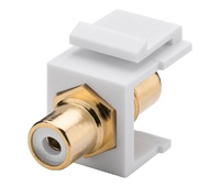 Módulo Keystone RCA audio blanco