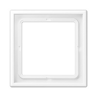 Marco embellecedor horizontal/vertical 1 elemento blanco alpino mate LS990 Jung