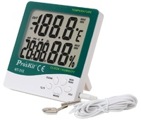 Medidor de temperatura y humedad ambiental interor/exterior