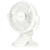 Mini ventilador USB tipo clip Fune 3W Blanco