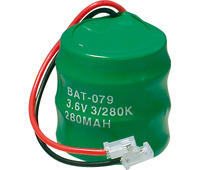 Pack Batería recargable 3,6V/250mAh NI-MH