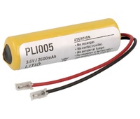 Pack Litio 3,6V/2600mAh, Conector