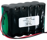 Pack de Baterías tipo tresbolillo 12V/3800mAh NI-MH